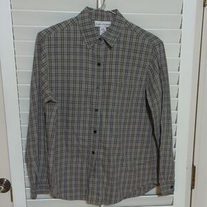 Calvin Klein Multicolor Plaid Button-Down Shirt